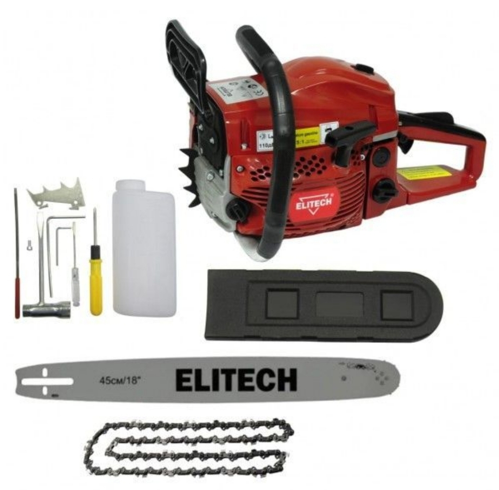 бензопила ELITECH БП 52/18 45см 2,1кВт