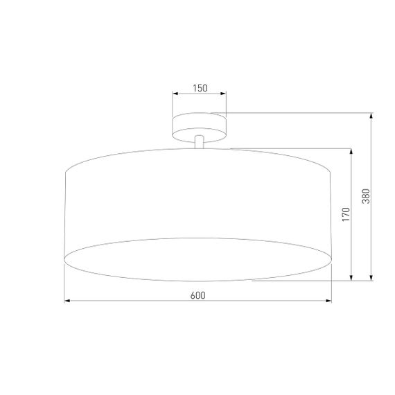 Потолочный светильник TK Lighting 4245 Rondo Black