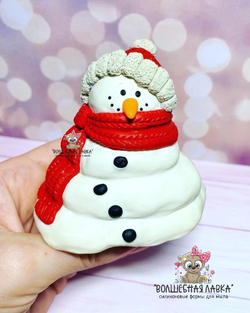 Силиконовая форма Снеговик