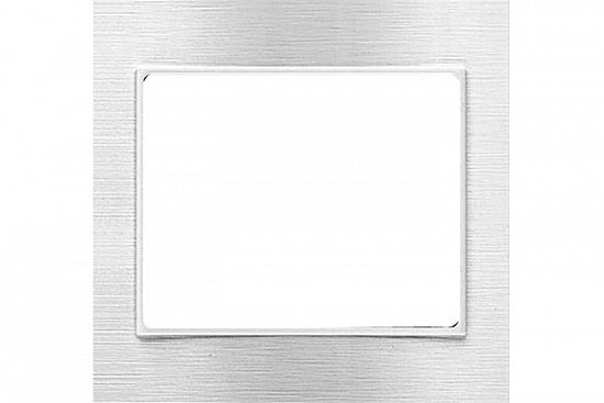 Рамка 1 мест Corsa Satin  белый