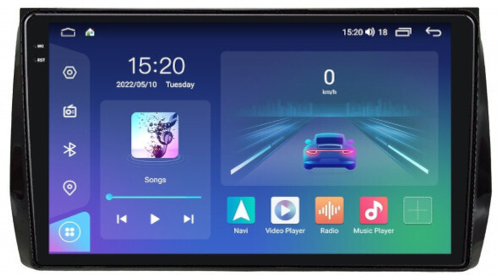 Магнитола для Skoda Kodiaq, Karoq (рамка под 10") - Parafar PF953LUX1RN2K на Android 13, QLED+2K, ТОП процессор, 4Гб+32Гб, CarPlay, 4G SIM-слот