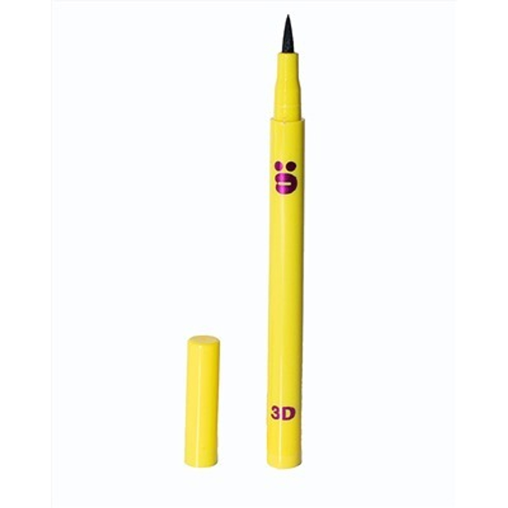 Подводка для глаз Утка 3D Waterproof eyeliner pen водостойкая, цвет черный