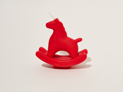 Свеча «Лошадка-качалка»