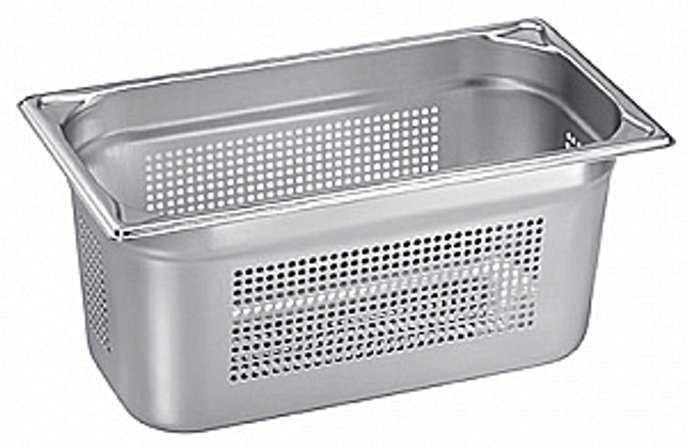 Гастроёмкость GN 1/3*100мм (325х176х100) с перфорацией ROSSO