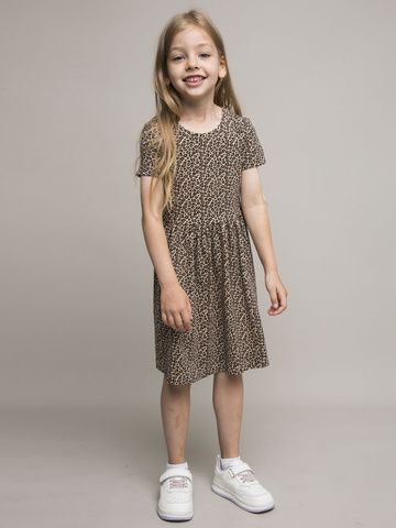 020_ОС25 Платье для девочки, мультиколор