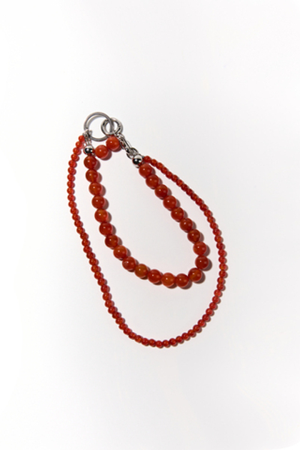 Подвес из прозрачного сердолика