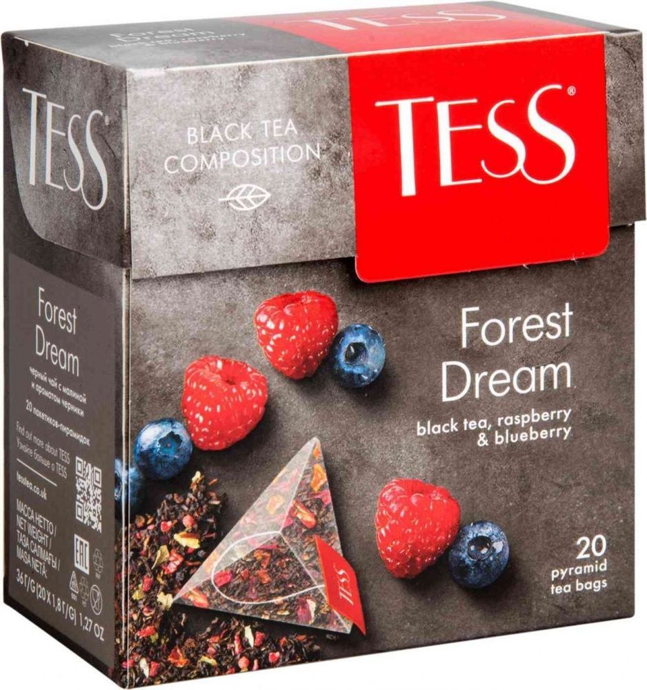 Чай черный Tess, Forest Dream, 20 пак