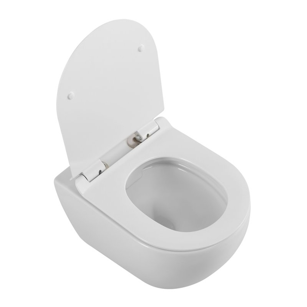 Унитаз подвесной Cezares STYLUS CZR-513-TH-R безободковый с сиденьем CZR-076-SC