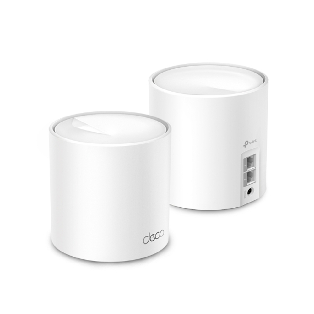 Беспроводной маршрутизатор TP-Link Mesh Deco X10 802.11ax, AX1500, 2xLAN (2-pack)