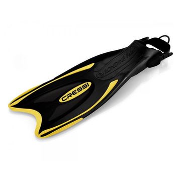 Ласты Cressi Palau с открытой пяткой черный/желтый