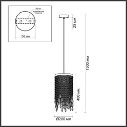 Подвесной светильник Odeon Light 5028/3