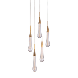 Подвесной светильник Pour 5A br.brass