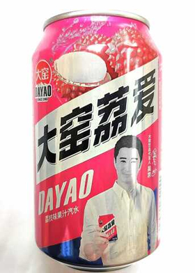 Газированный напиток со вкусом личи Dayao, 330 мл