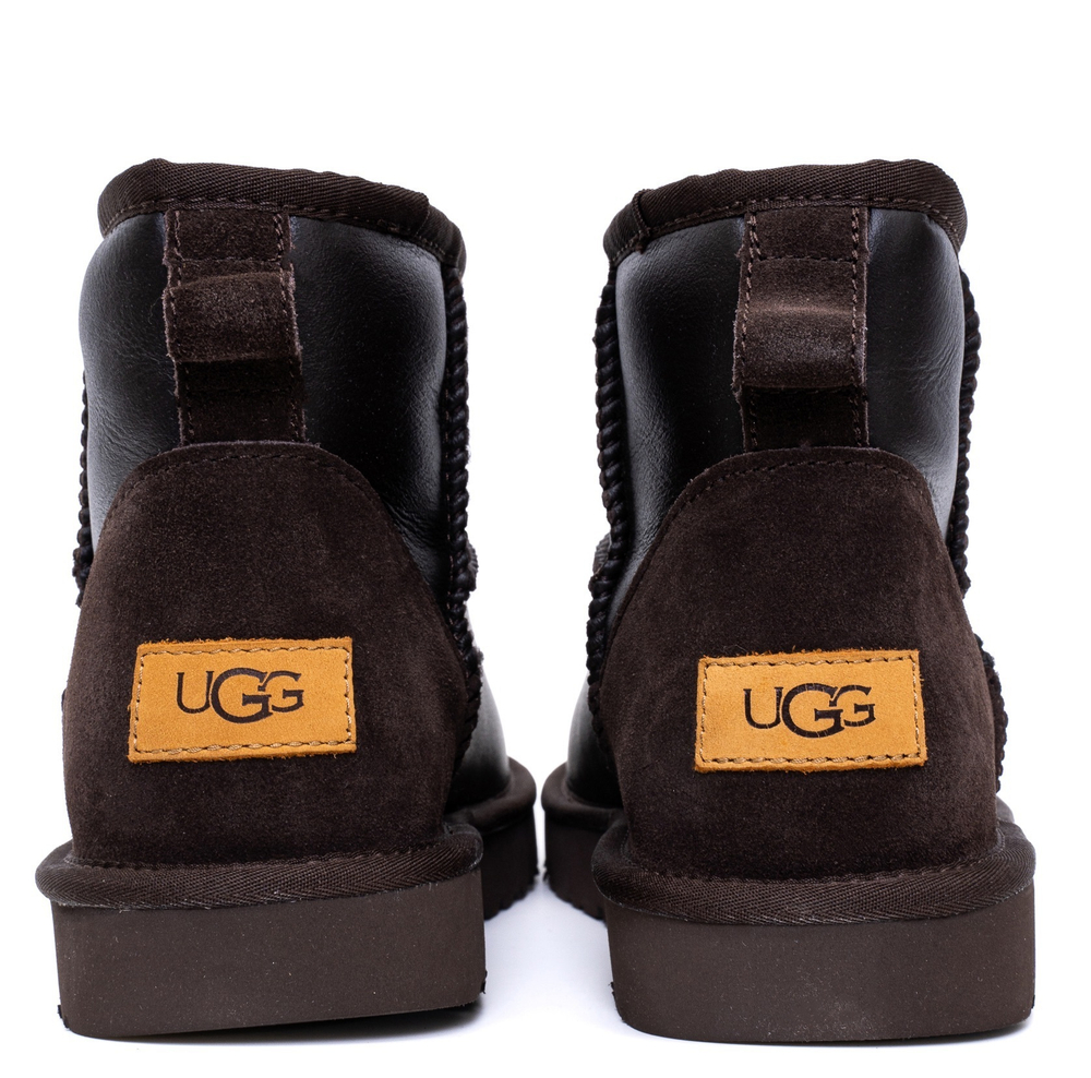 Ugg Mens Classic Mini II Metallic Chocolate