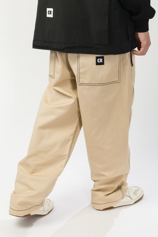 Брюки Jpant Wide Бежевые Светлые - фото 4