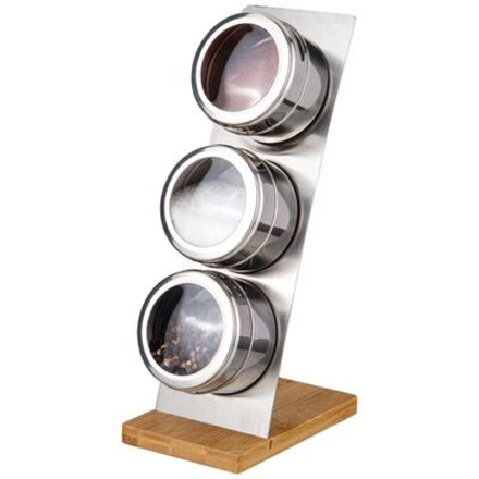 НАБОР ДЛЯ СПЕЦИЙ AGNESS 3 ПР. НА ПОДСТАВКЕ, 23Х12Х9СМ