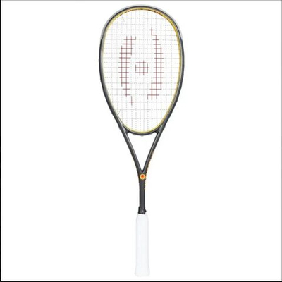 Harrow Vapor 115 Misfit, Squash Racket, Grey/Yellow/Red