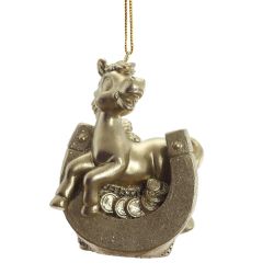 GAEM Фигурка декоративная подвесная"Лошадка", L5 W3 H7,5 см, 2в.