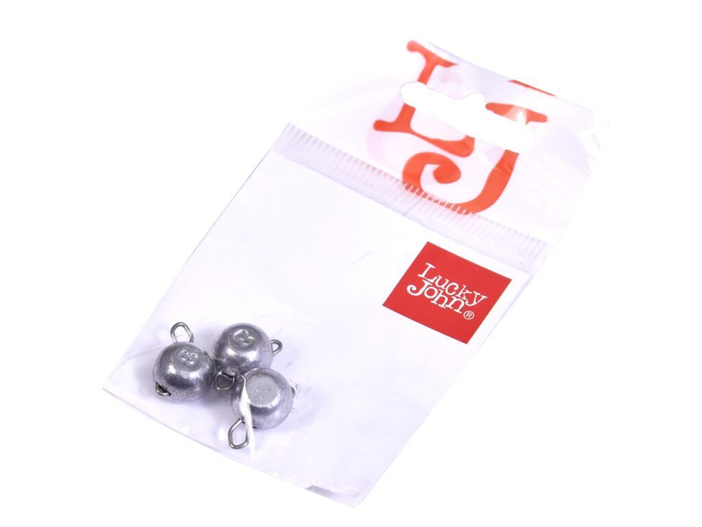 Груз-головки разборные Lucky John BALL 08.0г 3шт