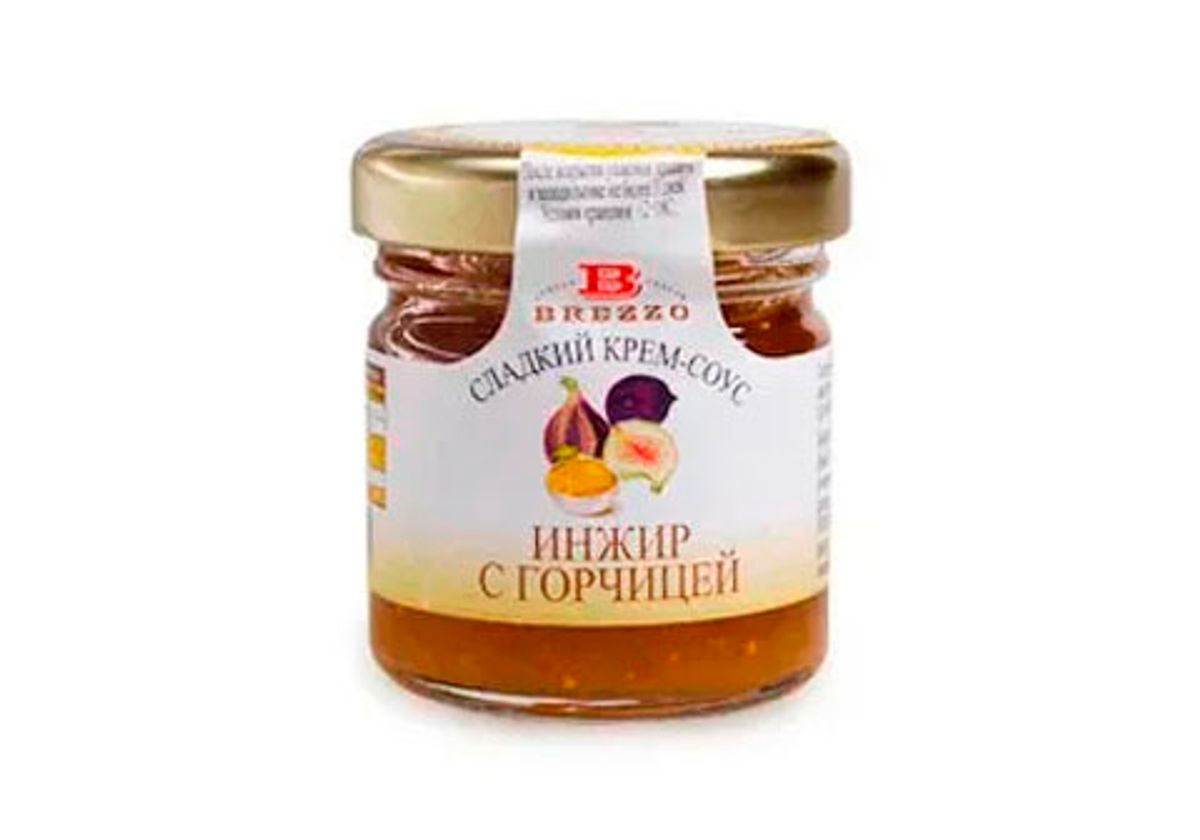 Сладкий крем-соус из инжира с горчицей, 40г