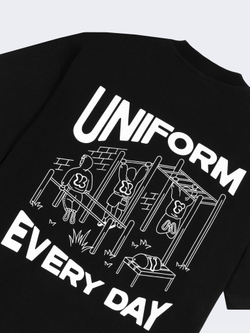 Футболка UNIFORM Heavy Workout, Черный