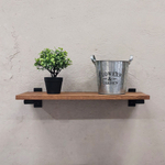 Настенные полки из натурального дерева в стиле Лофт