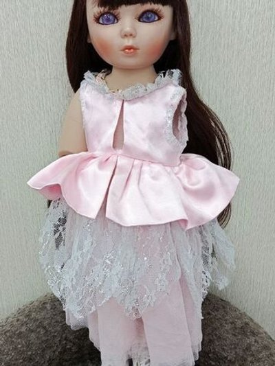 УЦЕНКА1Кукла Реборн виниловая, шарнирная 45см в пакете (FA-442)