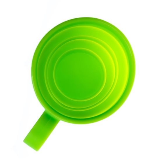 Кружка силиконовая PREMIER складная с крышкой (PR-FH038)