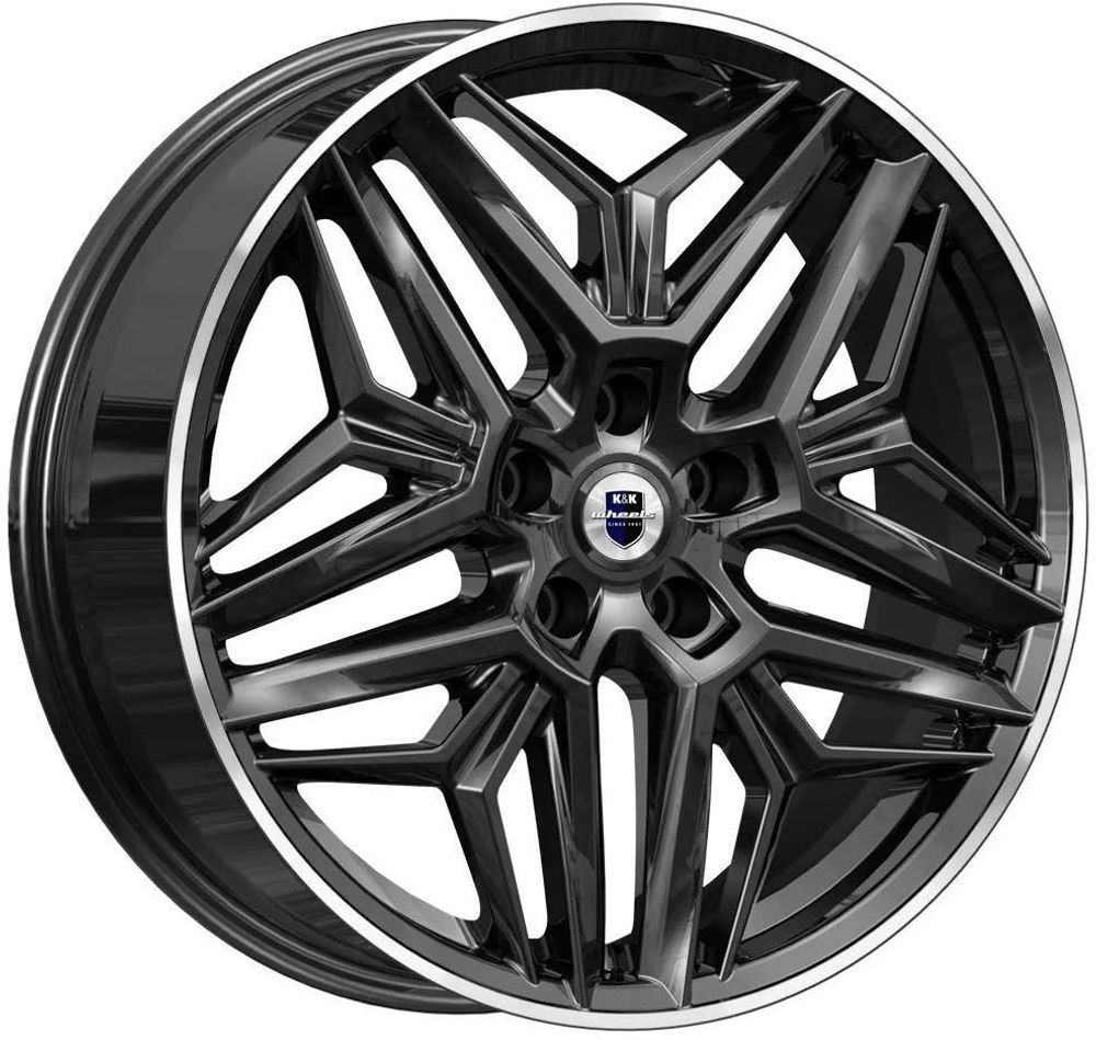 K&amp;K Колумб 7x19 5x108 ET 47 Dia 60.1 (алмаз черный)