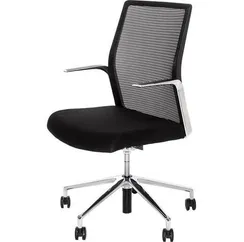 Кресло Hanson черная сетка, хром