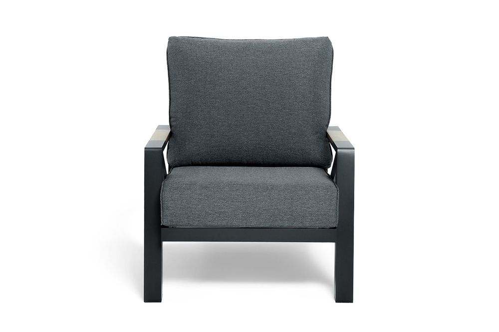 "Лотос" лаунж-зона 5-местная из алюминия, цвет темно-серый