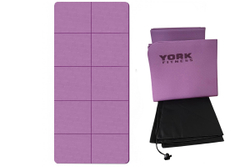 Складной коврик для йоги и фитнеса York Fitness