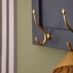 Вешалка настенная Арт mini Серая