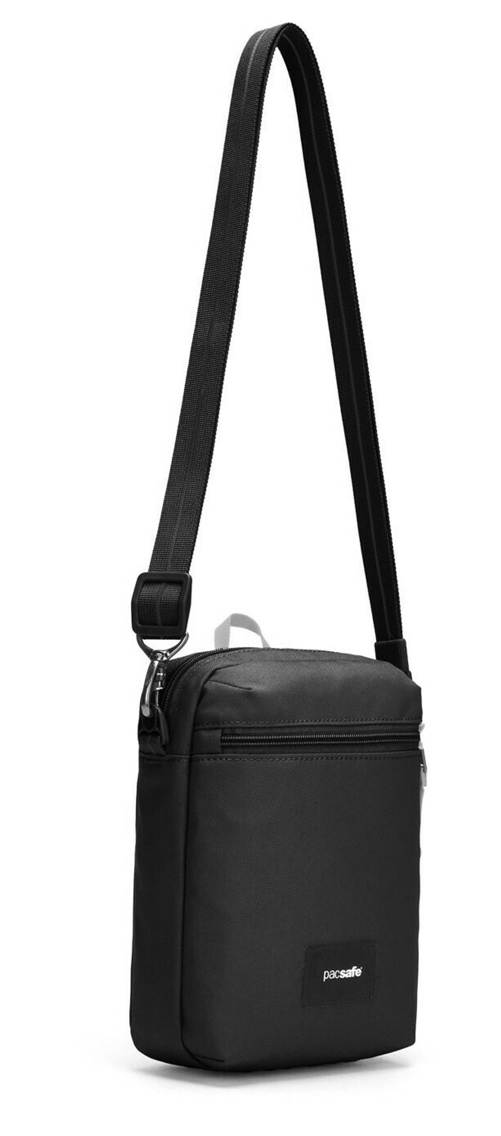 Сумка антивор Pacsafe GO Festival Crossbody, черная смола, 4,5 л.