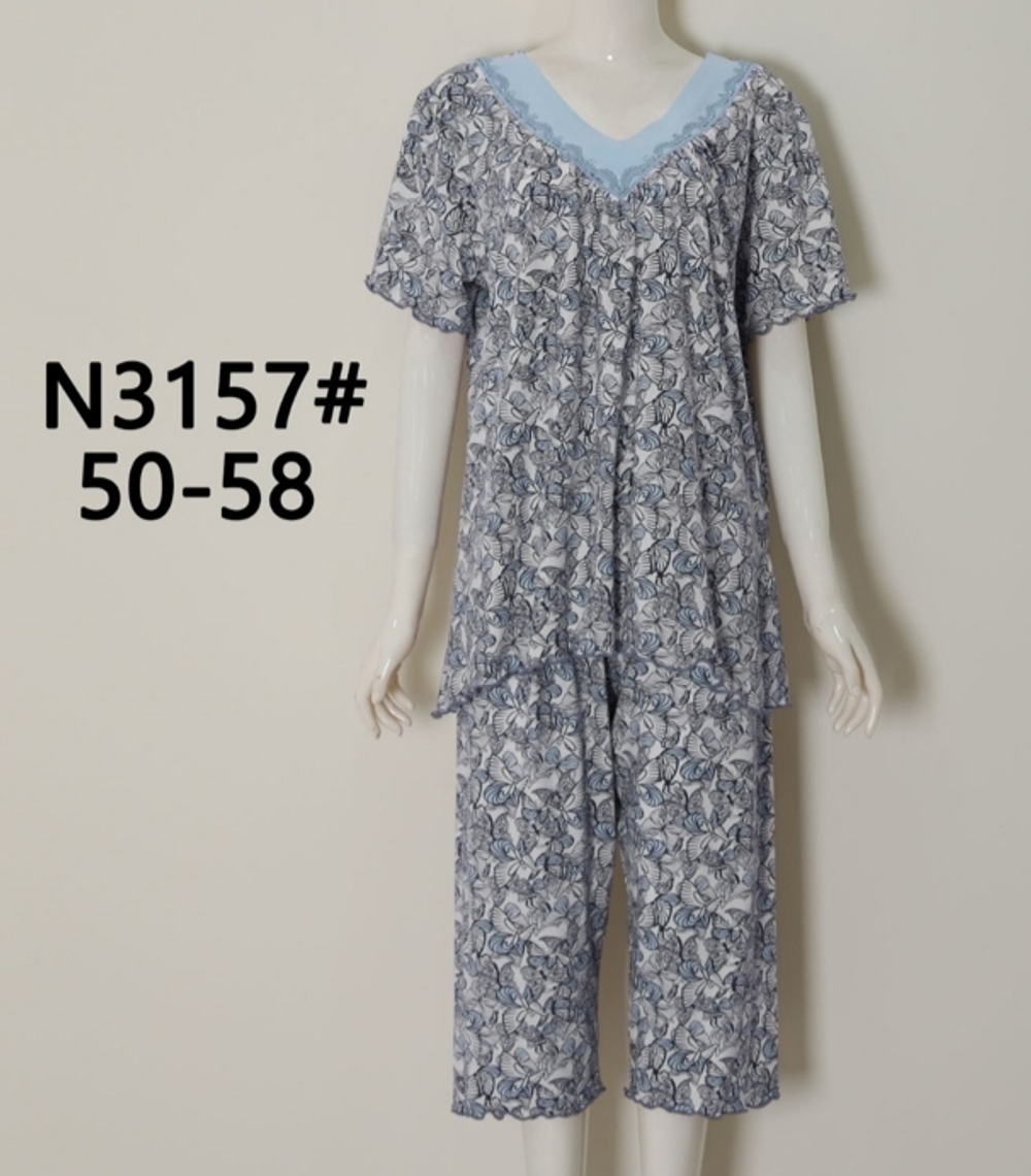 Пижама бриджи+футболка 3157