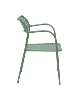 "Посейдон" стул стальной, цвет зеленый