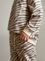 Джоггеры Mjölk Дымчатая зебра