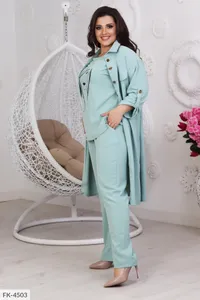 Костюм тройка FK-4497 Фабрика Моды