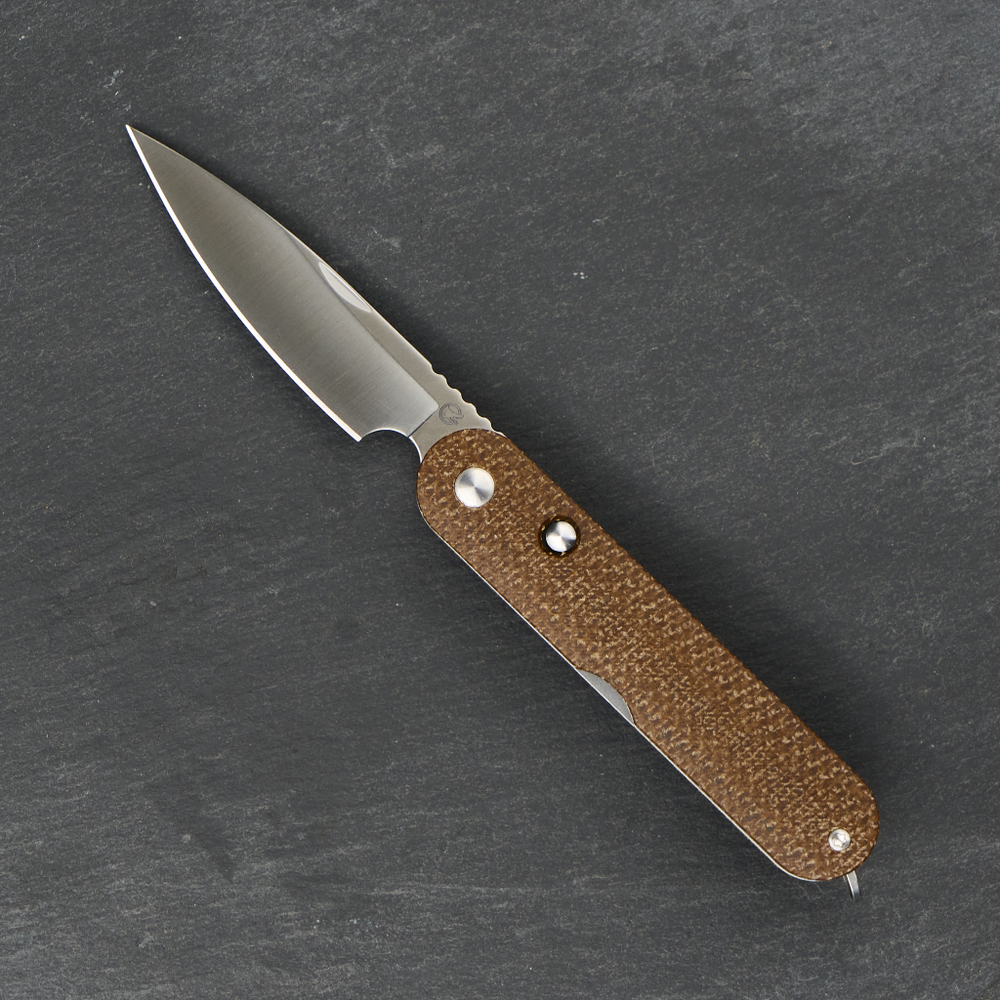 Нож складной Rapax Kiki Brown Micarta Satin