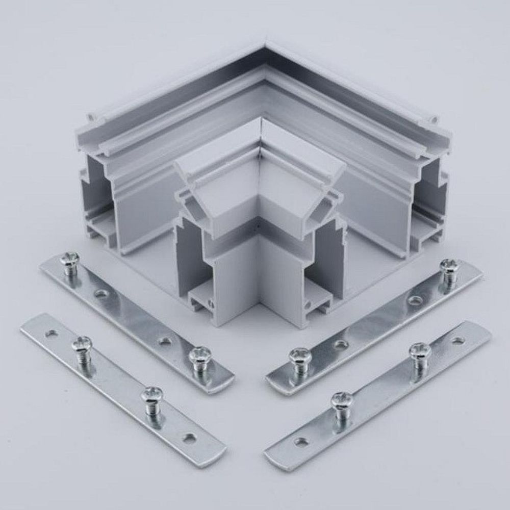 Соединитель угловой L-образный для треков встраиваемых Aployt Magnetic track 220 APL.0286.10.02