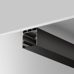 Рассеиватель для профиля 35×35 (Чёрный, 3 м), Maytoni ALM-35-B-DF-3M 642041