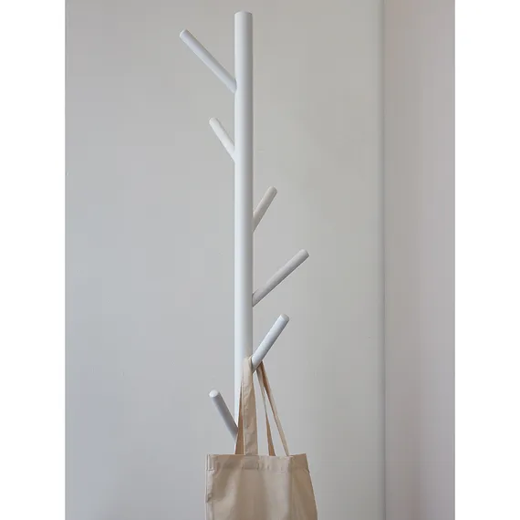 Вешалка напольная forsty, 173 см, белая