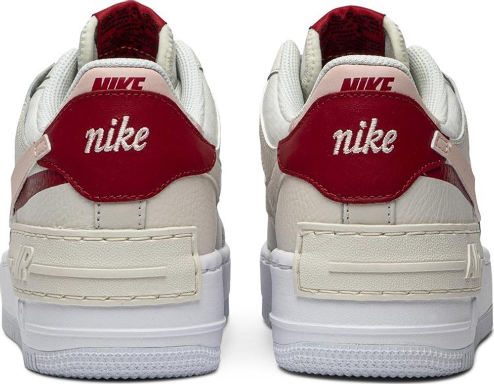 Nike air force 1 shadow pink and red discount
