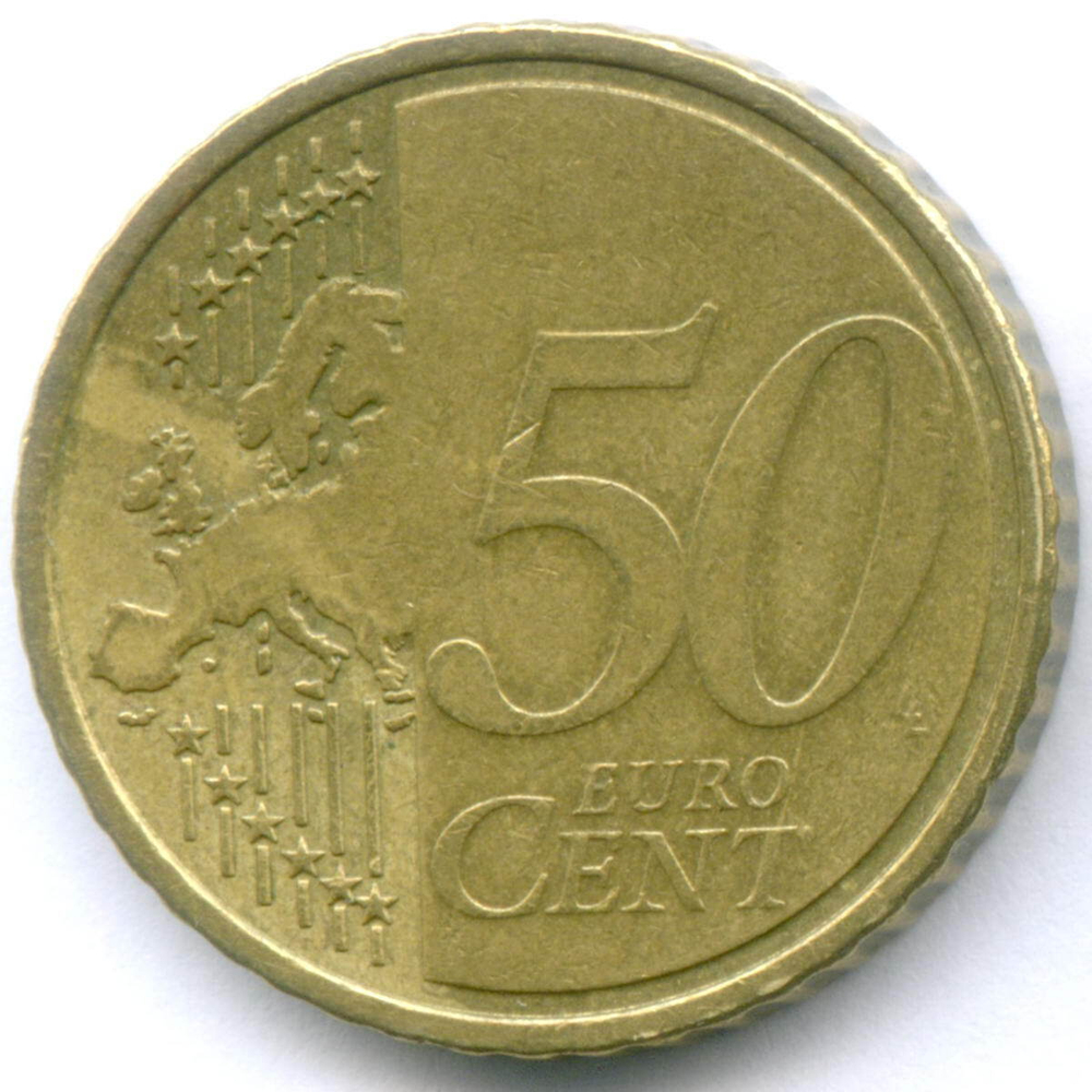 50 евроцентов 2008 год. Кипр. Регулярный выпуск. Нордик VF