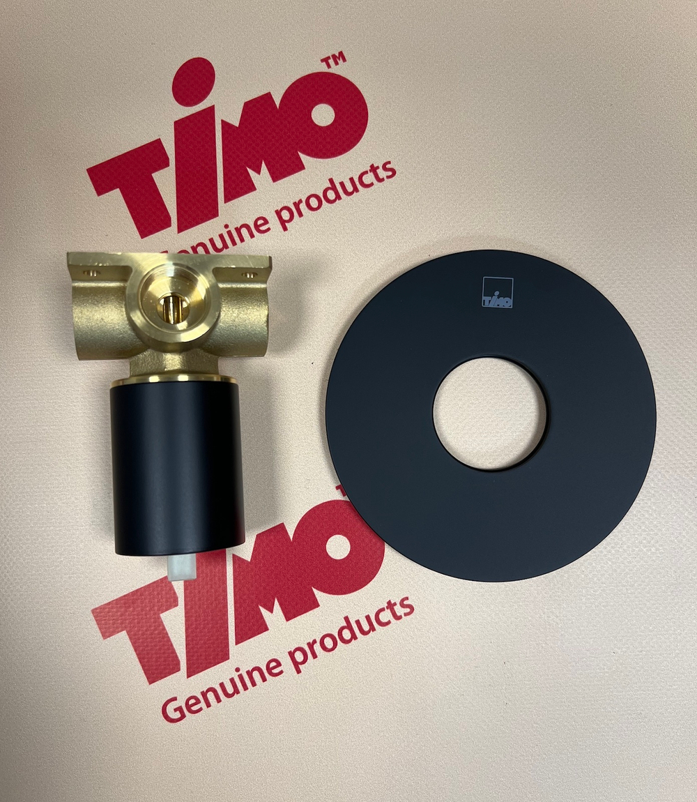 Смеситель встроенный с гигиеническим душем Timo Anni (2789/03SM) черный