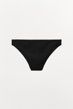 ZARA БЕСШОВНЫЕ КЛАССИЧЕСКИЕ ТРУСЫ, ЧЕРНЫЙ