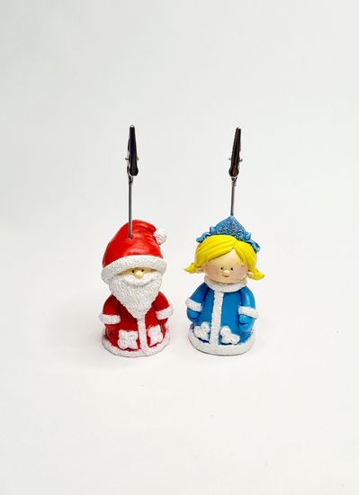 Набор держателей "Снегурочка и Дед Мороз"