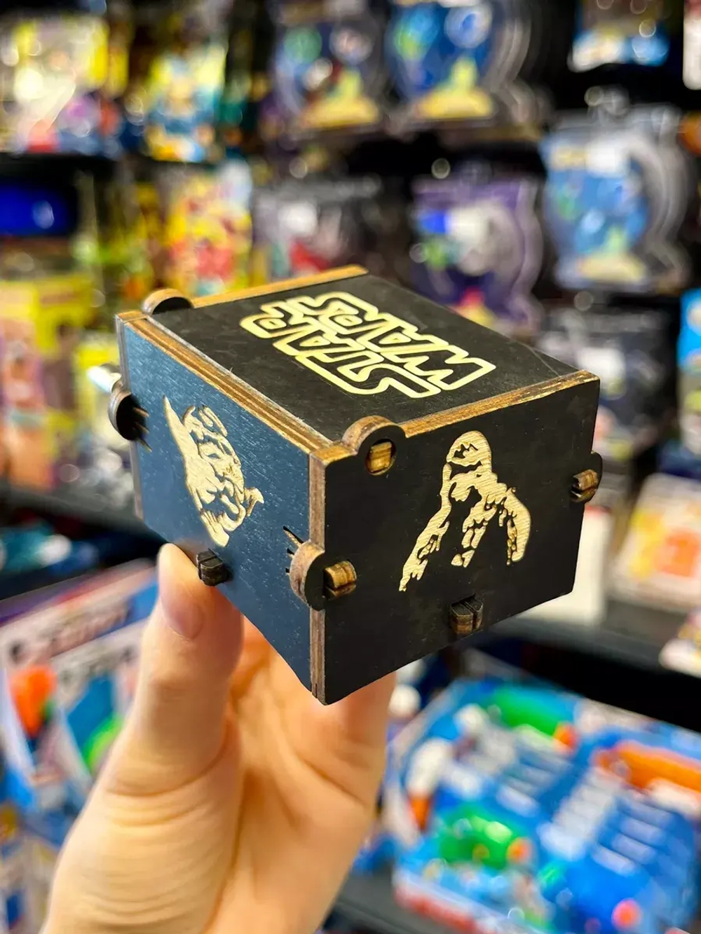 Музыкальная шкатулка детская Star Wars Стар Варс деревянная