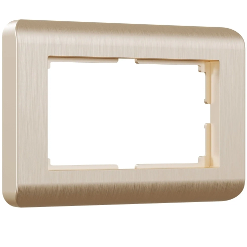 Рамка для двойной розетки Stream (шампань) W0082111