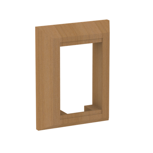 Держатель пульта SAWO INN-IH23-D для пультов Innova 2.0 / Saunova 2.0/ STN 2.0 / STE 2.0 (прямоугольный, кедр)